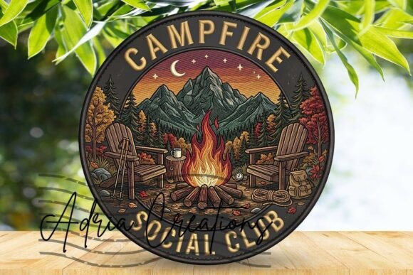Download Campfire Social Club Door Sign, Coaster - Premium Resources