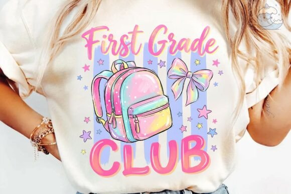 Download First Grade Club Backpack PNG Sublimatio - Backpack Collection